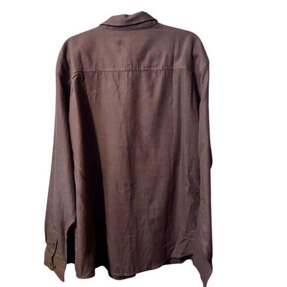 NWT- Prana- Men’s Tan Dolberg 100% Cotton Flannel PaTCH Pocket Shirt, XL - Picture 5 of 7